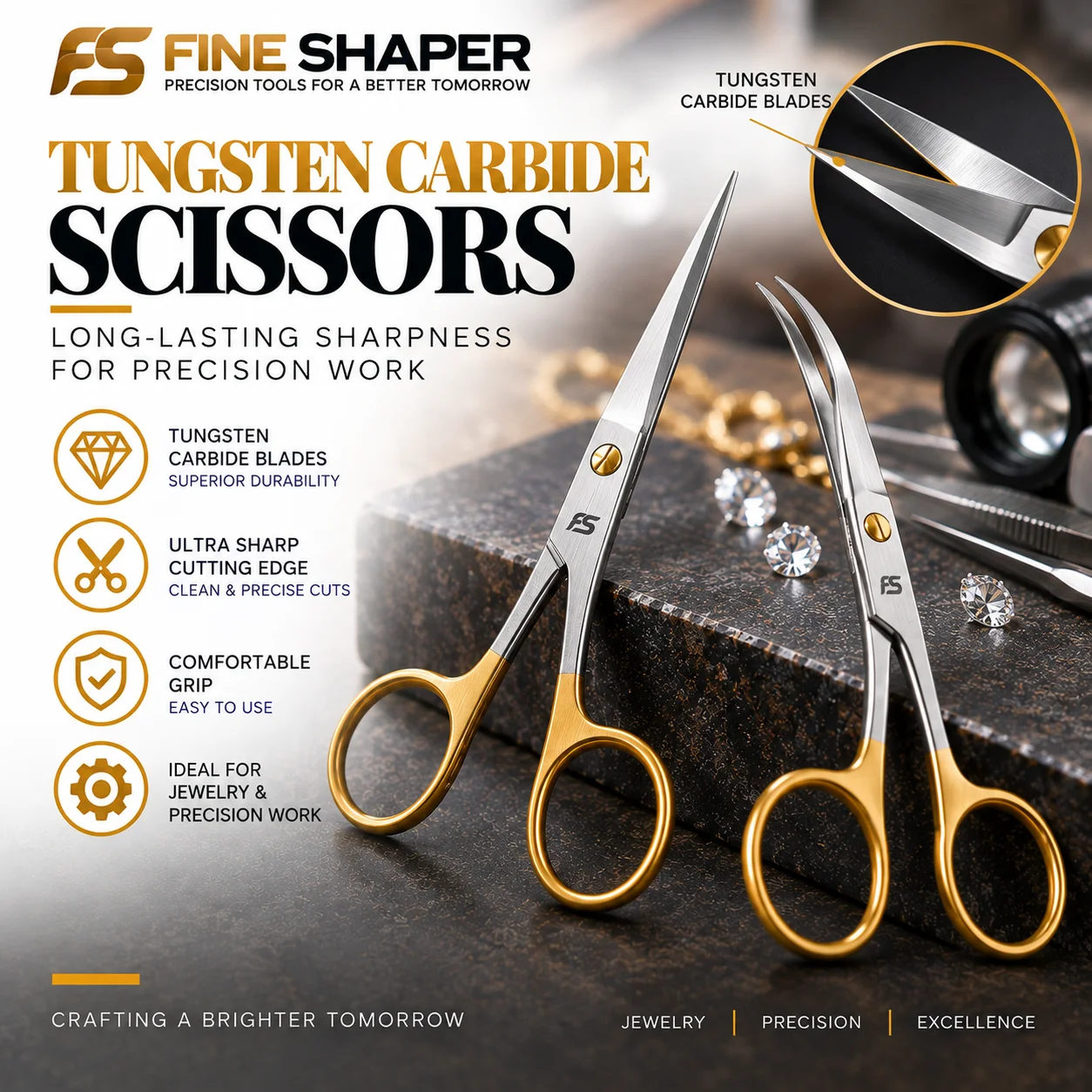 Tungsten Carbide Scissors